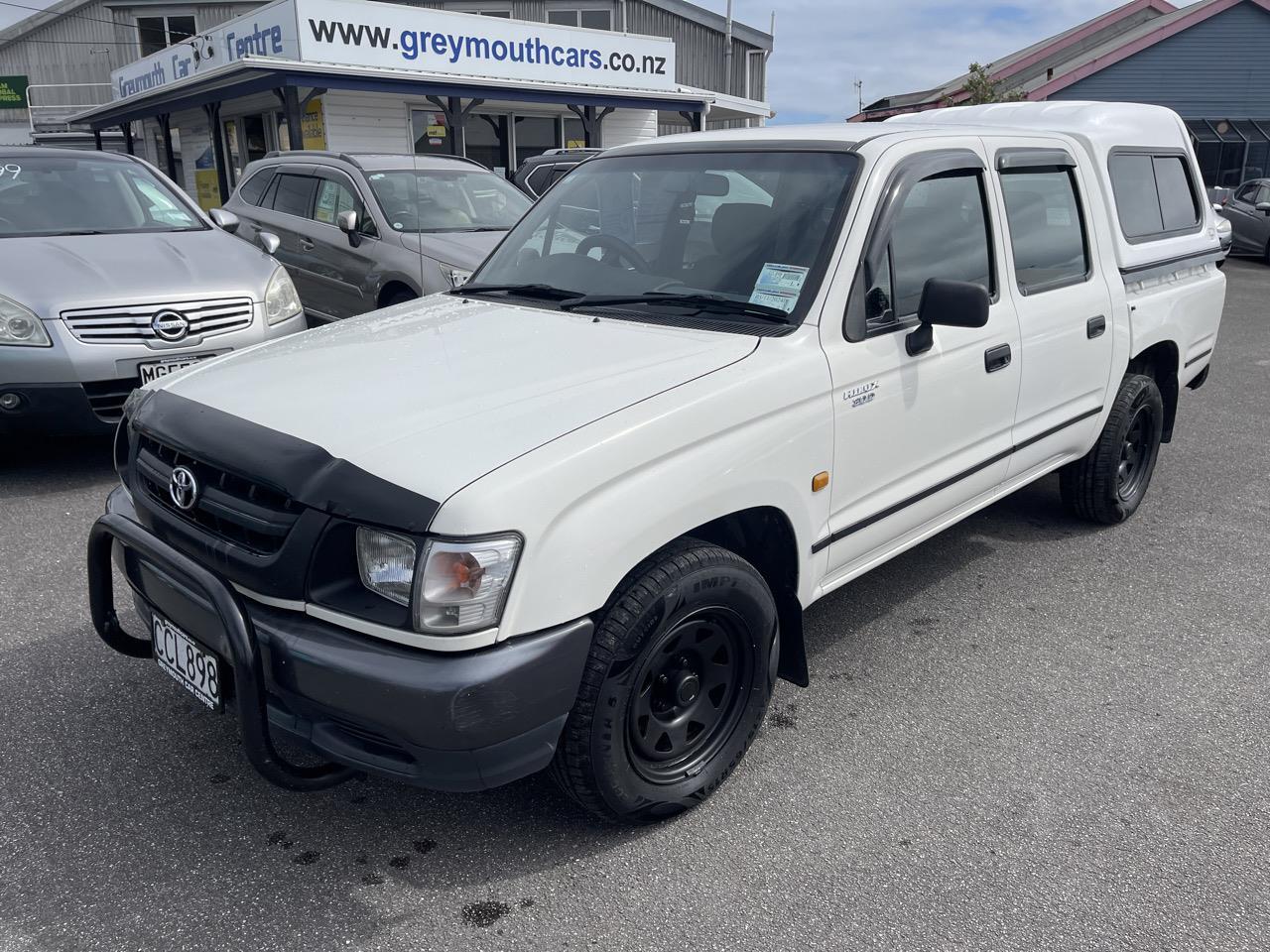 image-0, 2004 Toyota HILUX 3.0D 2WD D/C UTE 5M at Greymouth