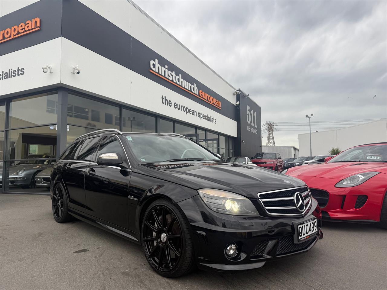 image-0, 2008 MercedesBenz C 63 AMG V8 Black Edition Wagon at Christchurch