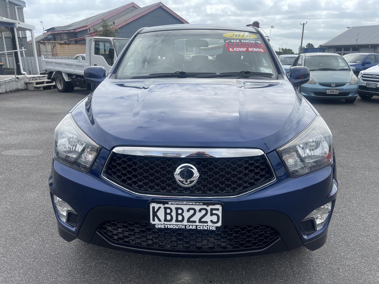 image-1, 2016 Ssangyong Actyon Sport WRKMTE2WDPETROLM 2.3 at Greymouth