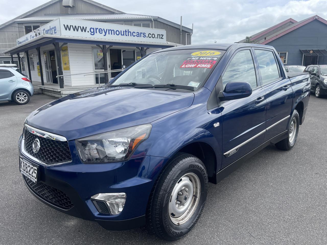 image-0, 2016 Ssangyong Actyon Sport WRKMTE2WDPETROLM 2.3 at Greymouth