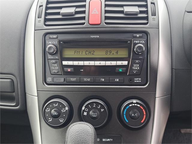 image-19, 2012 Toyota Corolla GX FWD 1.8P Hatchback at Dunedin