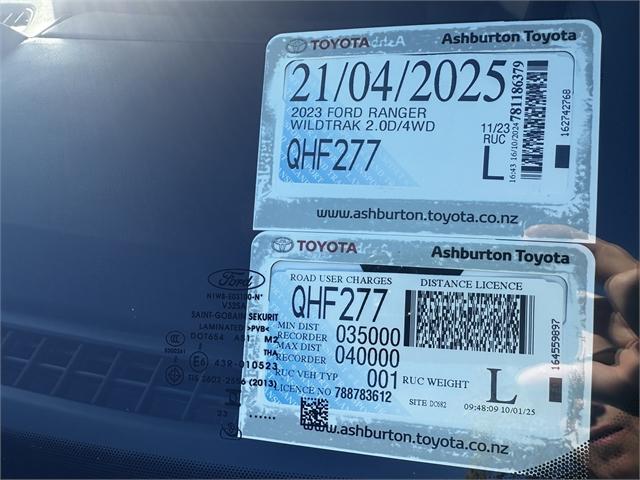 image-18, 2023 Ford Ranger WILDTRAK 2.0D/4WD at Ashburton