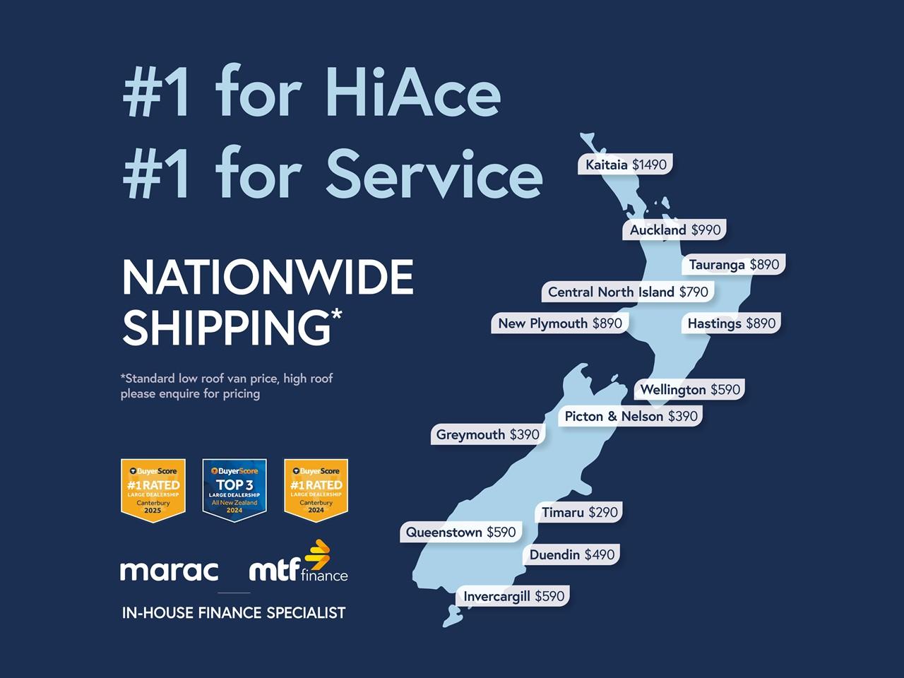 image-3, 2025 Toyota Hiace High Roof 2.0 GL Package at Christchurch