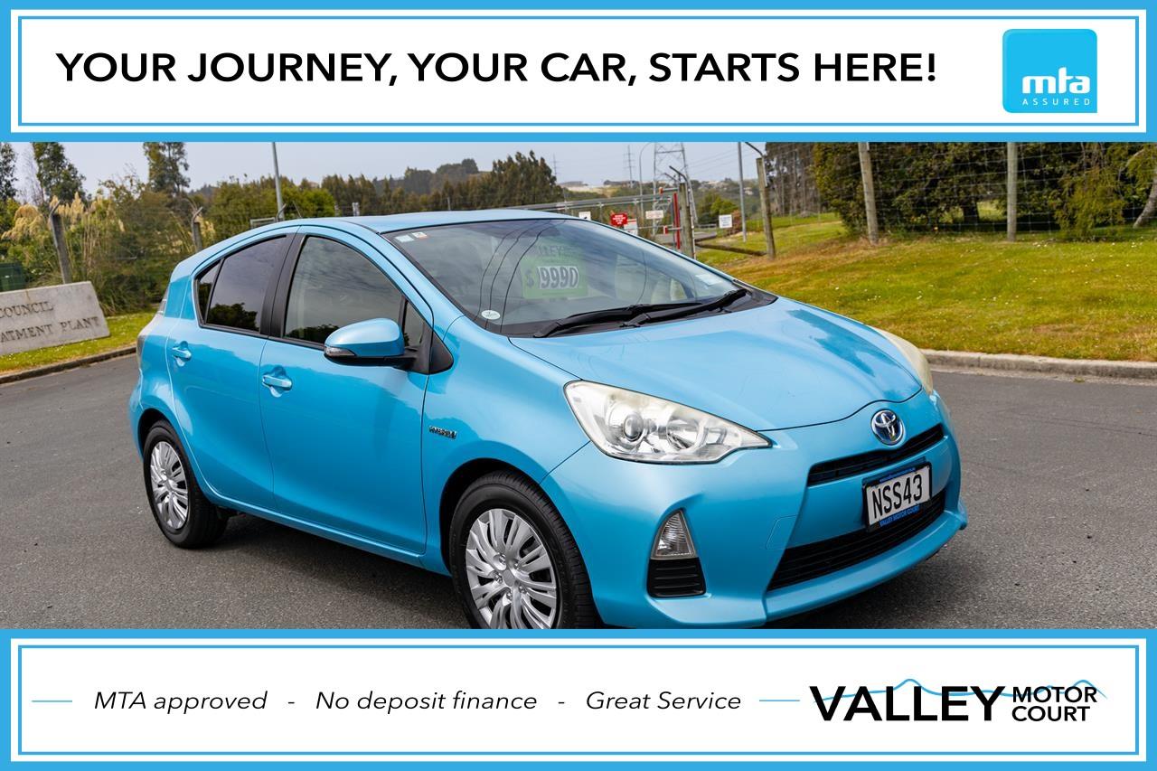 image-0, 2012 Toyota Aqua Hybrid S No Deposit Finance at Dunedin