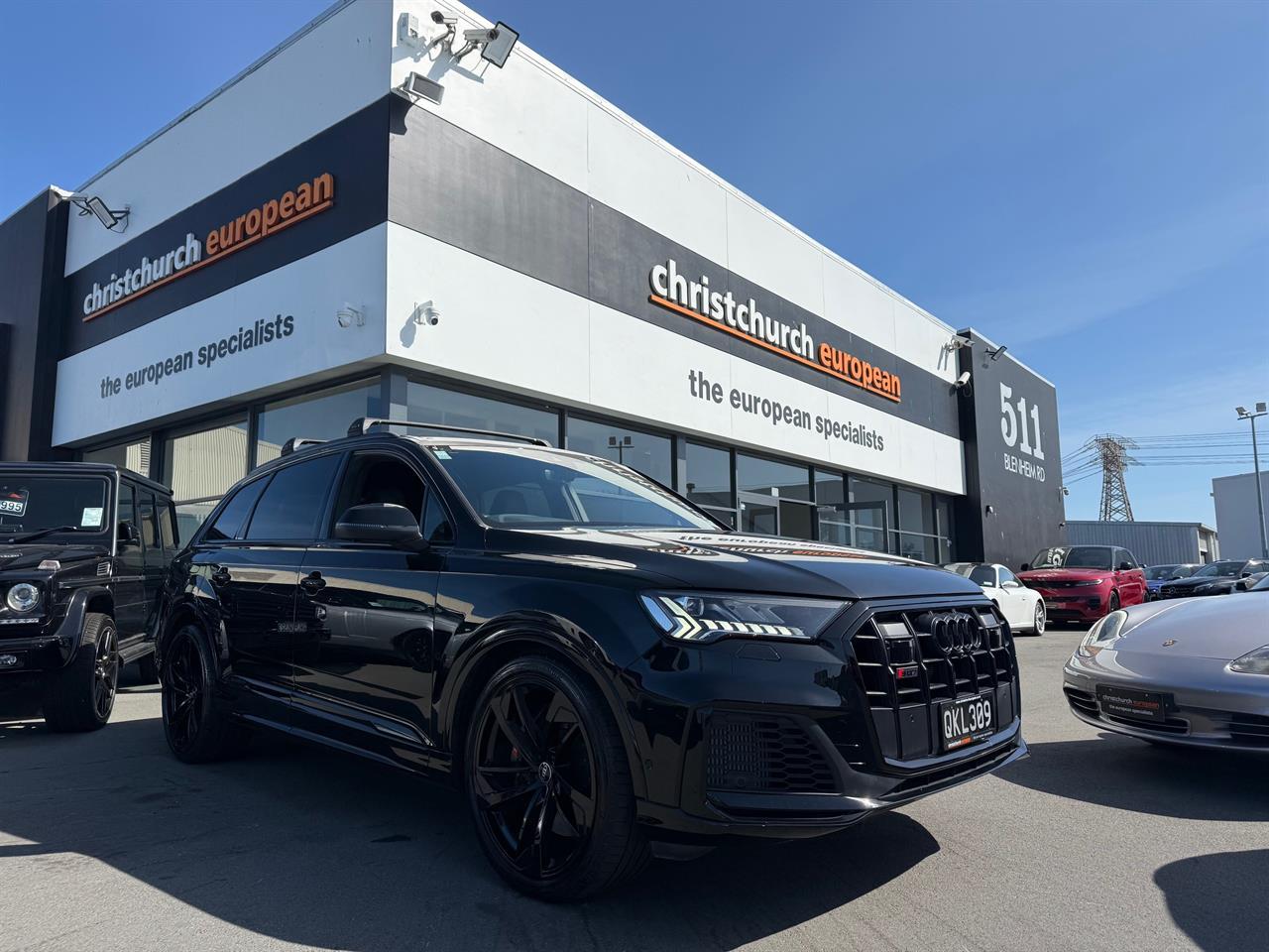 image-0, 2022 Audi SQ7 4.0 V8 TFSI Quattro Black Edition at Christchurch