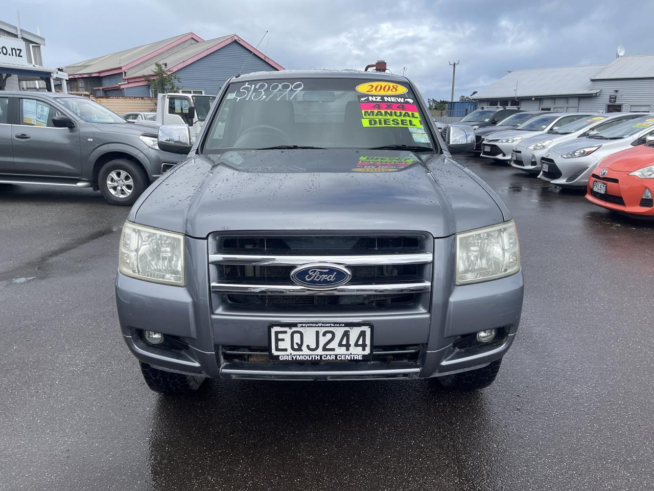 image-1, 2008 Ford Ranger 3.0TD XLT DC W/S 4X4 at Greymouth