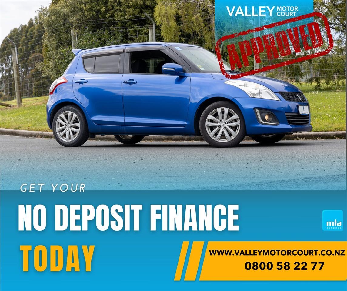 image-0, 2014 Suzuki Swift XS Hybrid No Deposit Finance at Dunedin