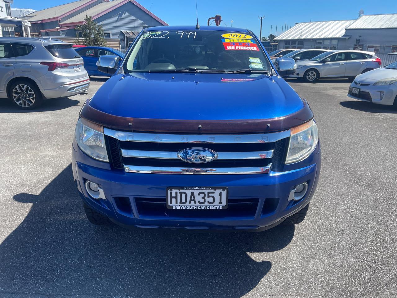 image-1, 2012 Ford Ranger 3.2TD XLT DC W/SA4X4 at Greymouth