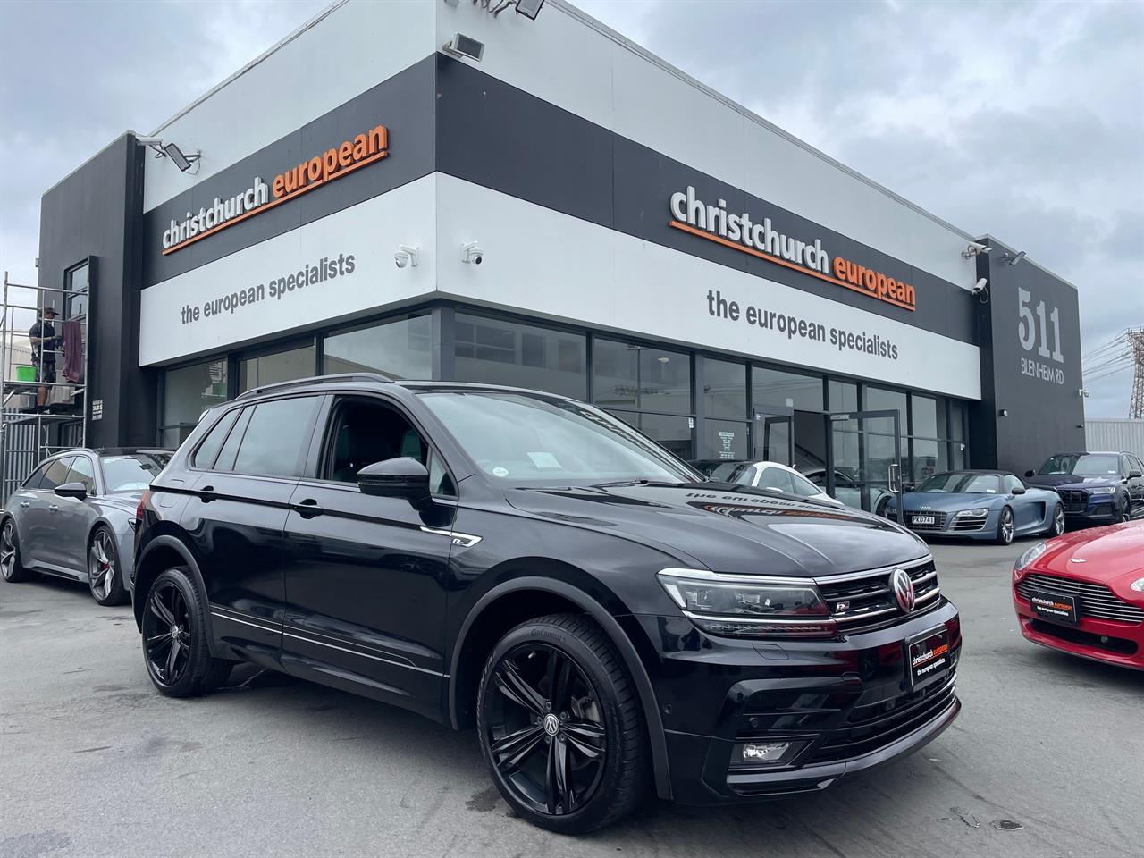 image-0, 2018 Volkswagen Tiguan 2.0 TDI R Line 4Motion Blac at Christchurch