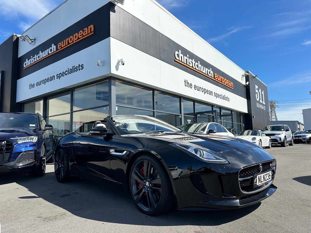 image-0, 2014 Jaguar F-Type S Supercharged Convertible at Christchurch