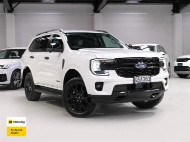 2024 Ford Everest Sport 2.0T/Diesel 4WD 'NZ New'