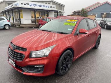 2015 Holden CRUZE SRI-V 1.6P/6AT/HA/5D