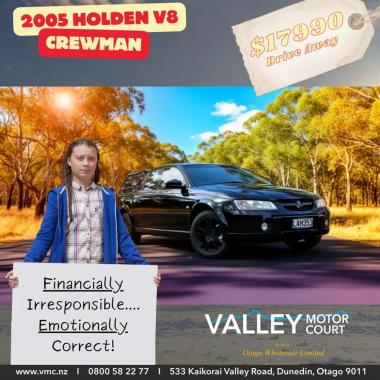 2005 Holden Crewman CROSS8 AUTO
