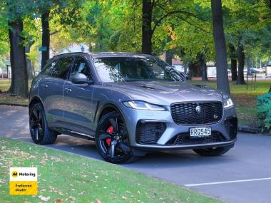 2023 Jaguar F-PACE SVR 5.0lt Supercharged V8 4WD