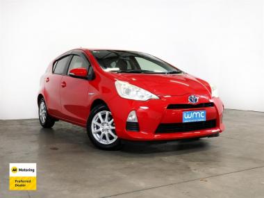 2013 Toyota Aqua 1.5lt Hybrid 'S' Edition