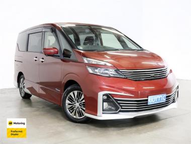 2017 Nissan Serena 2.0lt Hybrid 'Rider' 8-Seater