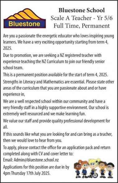 Scale A Teacher - Yr 5/6