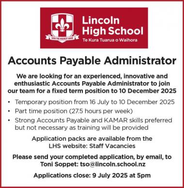Accounts Payable Administrator