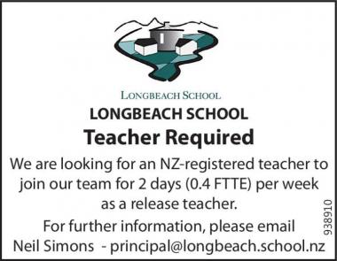Teacher Required