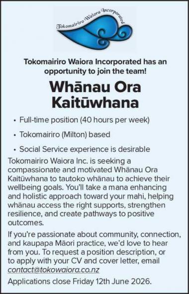 Whanau Ora Kaituwhana