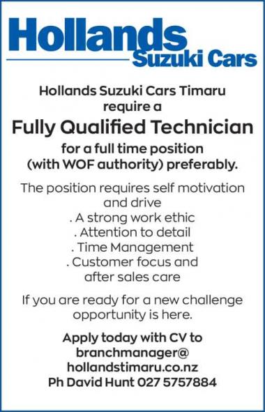 Fully Qualified Technician 