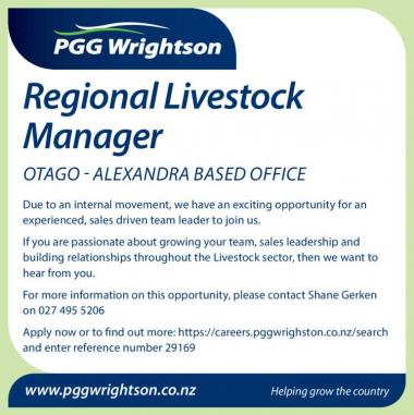 Regional Livestock Manager