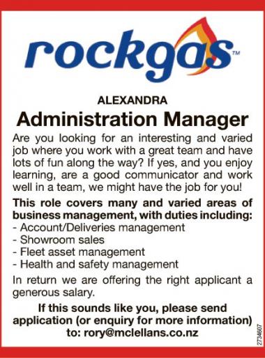 Administration Manager