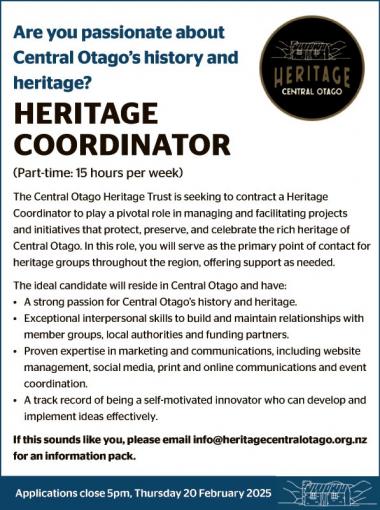 HERITAGE COORDINATOR