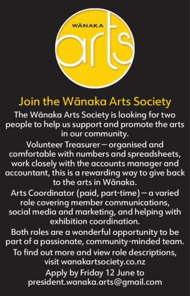 Join the Wanaka Arts Society