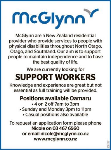 SUPPORT WORKERS