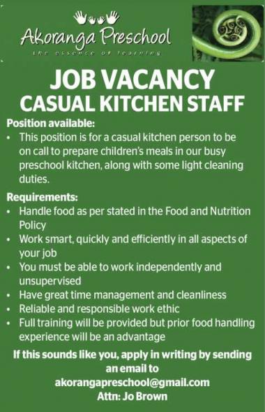 JOB VACANCY