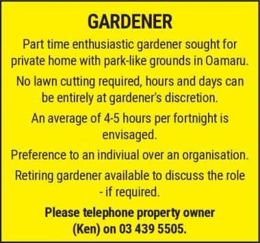 GARDENER