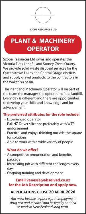 Plant And Machinery Operator