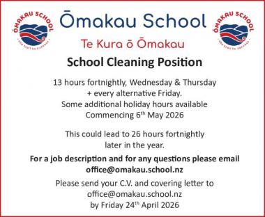 School Cleaning Position