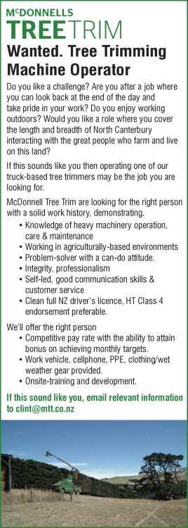 Wanted. Tree Trimming  Machine Operator