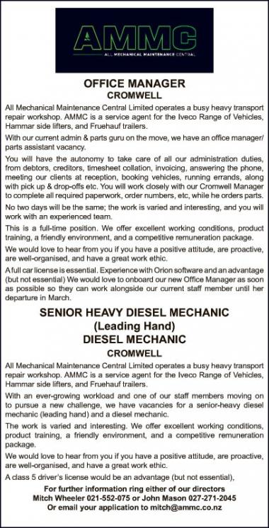 All Mechanical Maintenance Central Limited