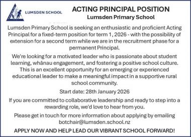 ACTING PRINCIPAL POSITION