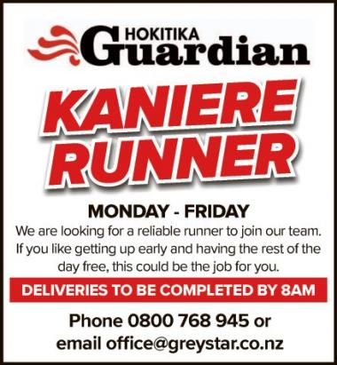 KANIERE RUNNER in West Coast