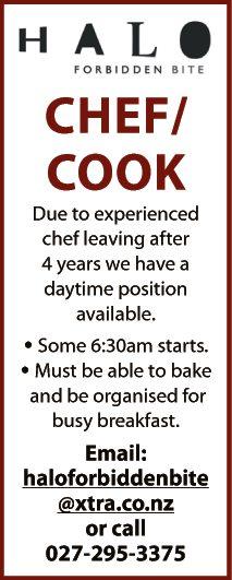 CHEF/COOK