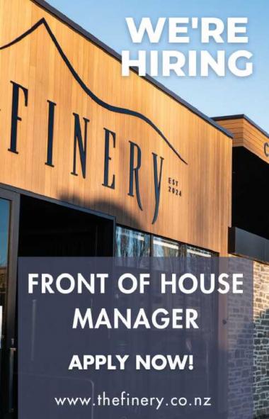 FRONT OF HOUSE MANAGER in Otago