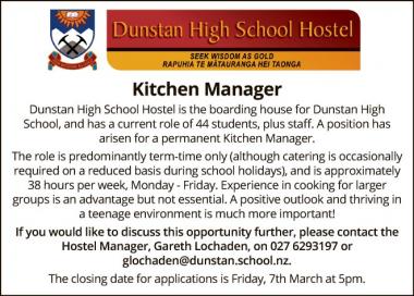 Kitchen Manager