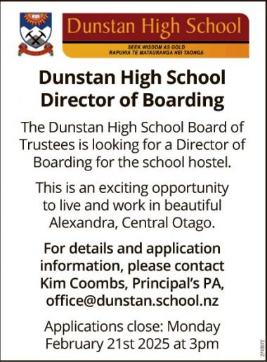 Director of Boarding