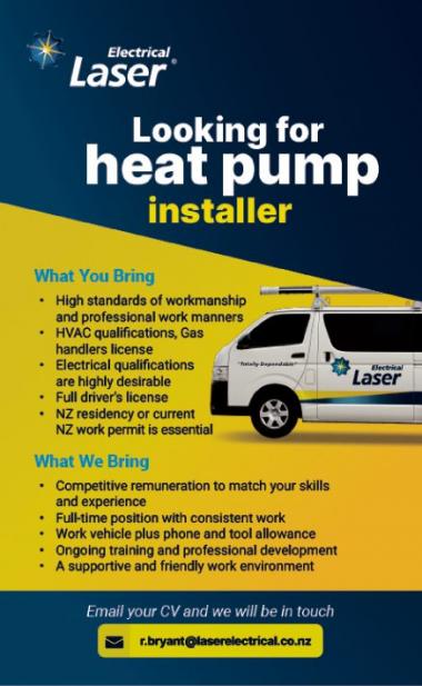 Looking for heat pump installer