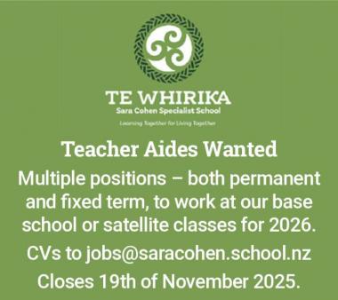 Teacher Aides Wanted
