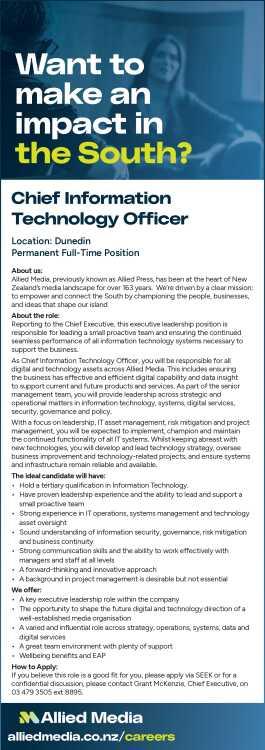 Want to make an impact in the South?