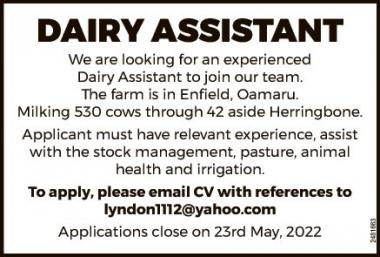 DAIRY ASSISTANT