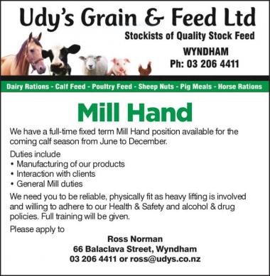 Mill Hand