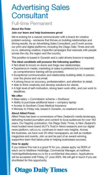 Advertising Sales Consultant