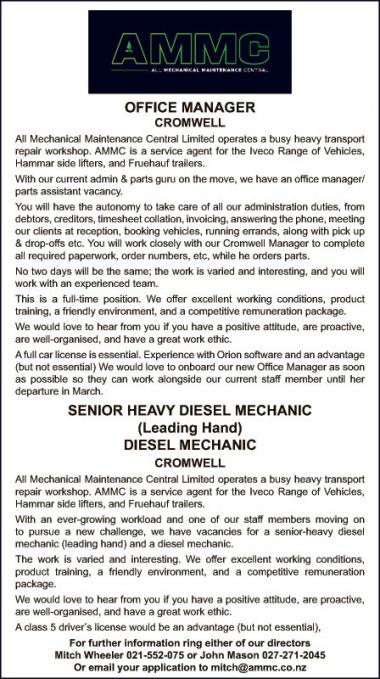 All Mechanical Maintenance Central Limited