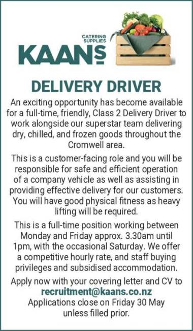 DELIVERY DRIVER